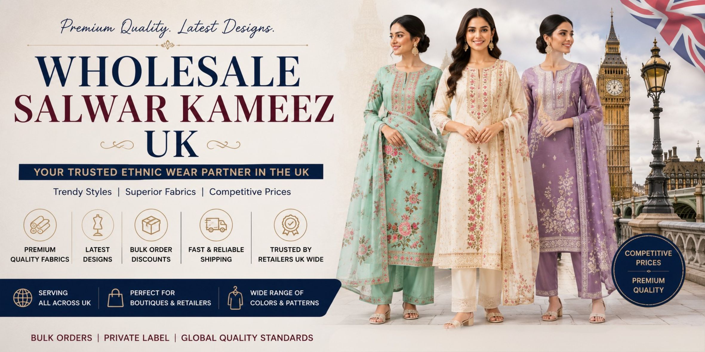 Wholesale Salwar Kameez UK | Premium Indian Ethnic Wear Supplier | Fashionexport