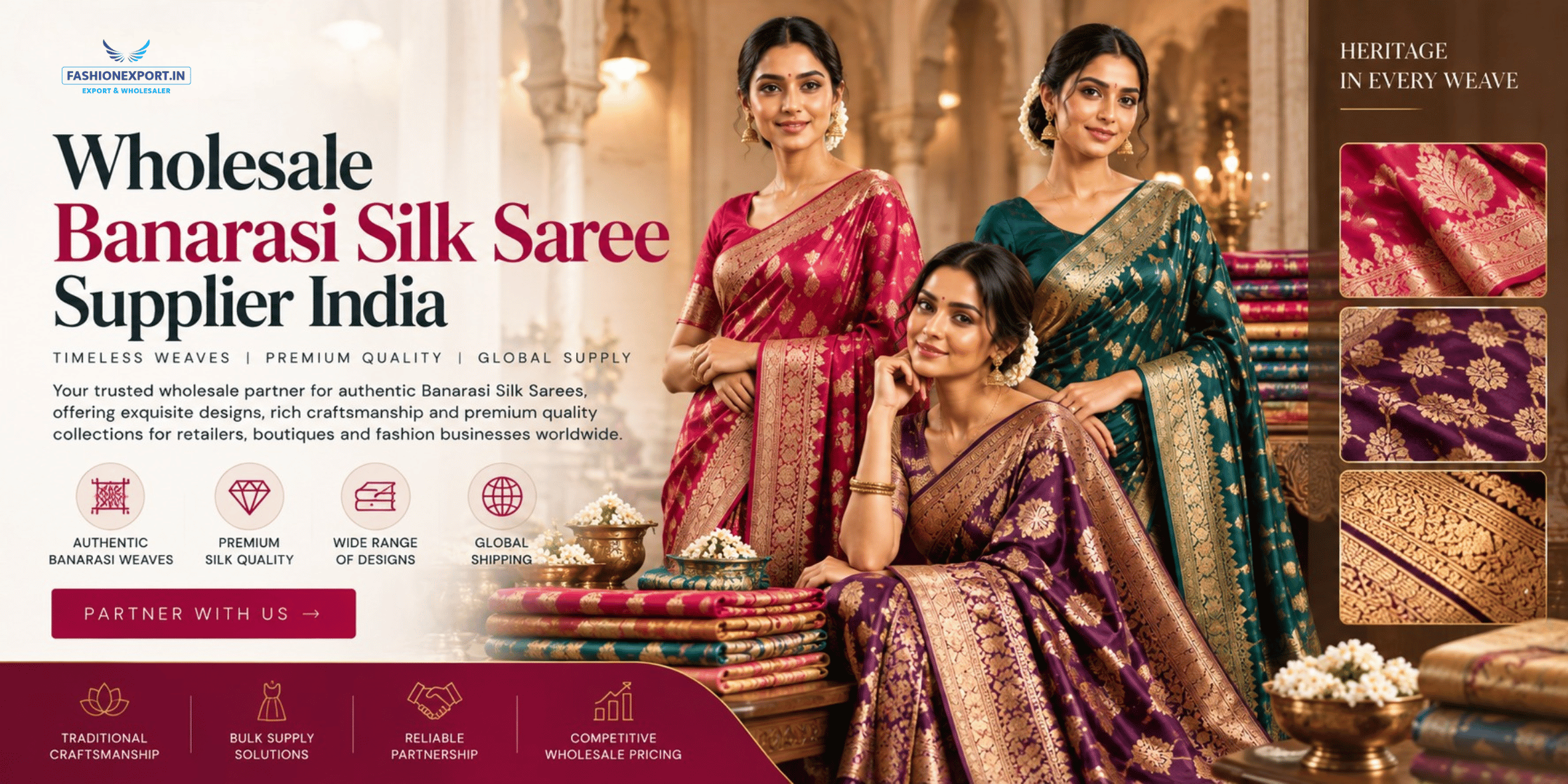 Wholesale Banarasi Silk Saree Supplier India: Complete Buyer's Guide
