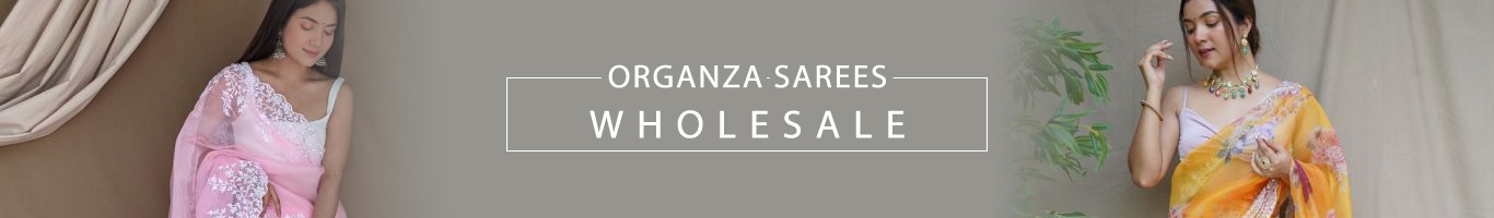 Wholesale Organza Sarees