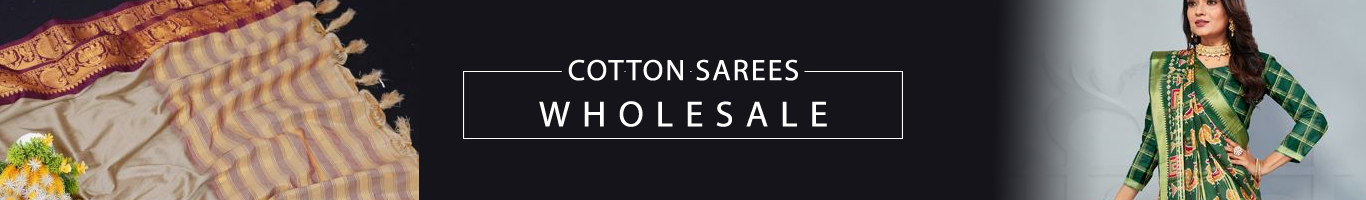 Wholesale Pure Cotton Sarees