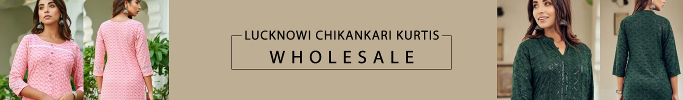 Lucknowi Chikankari Kurtis Wholesale