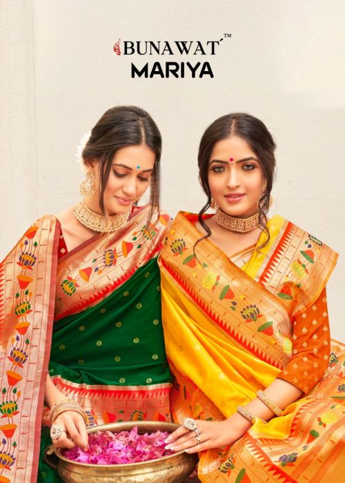 Bunawat Mariya Paithani Silk Wedding Saree Collection
