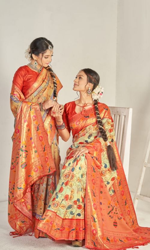 Har Naaz Rajwadi Silk Designer Paithani Saree