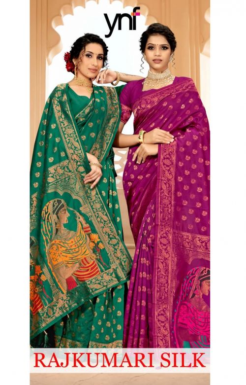 Ynf Rajkumari Silk Designer Banarasi Saree Collection