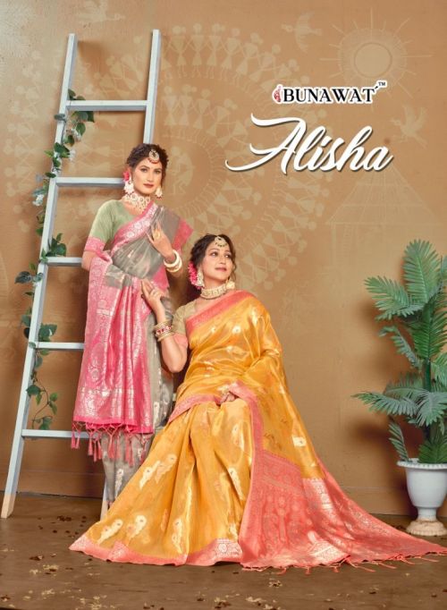 Bunawat Alisha Heavy Designer Cotton Saree Collection