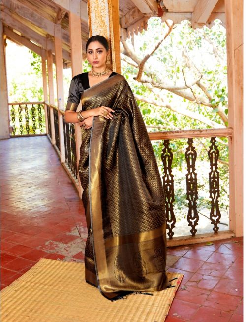 Rajtex Kandini Silk Limited Edition Handloom Weaving Saree