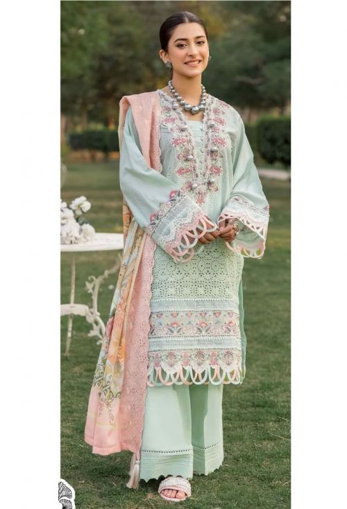 Zaha Alayna 10170 Cambric Cotton Pakistani Salwar Kameez