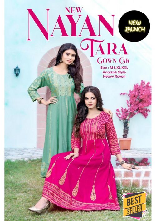 New Nayan Tara Fancy Long Anarkali Kurti Collection