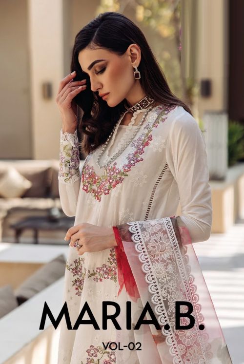 Dinsaa Maria B Vol 2 Designer Cotton Pakistani Suits