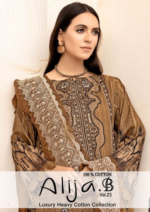 Keval Alija B Vol 23 Exclusive Karachi Cotton Dress Material