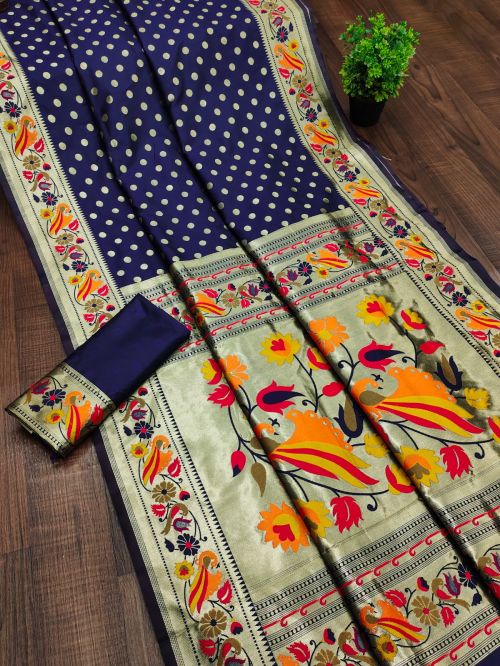 Meera 169 Designer Paithani Silk Saree Collection