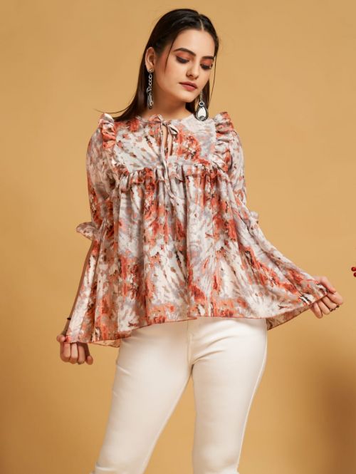 Yaani 2001 Printed Western Ladies Top Collection