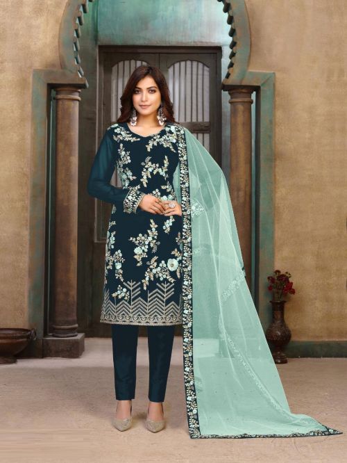 101 Master Colour Designer Embroidery Suit Collection