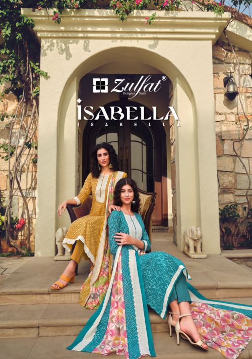 Zulfat Isabella Cotton Dress Material Collection