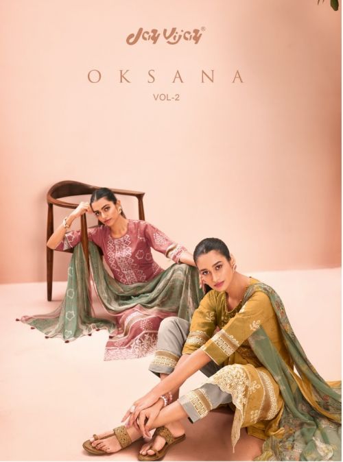JayVijay Oksana Vol 2 Printed Designer Cotton Salwar Suits