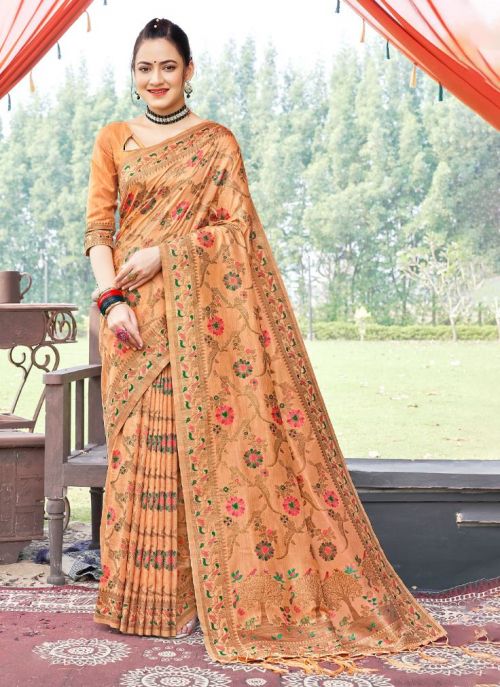 Bunawat Kalina Designer Jacquard Banarasi Silk Saree Collection