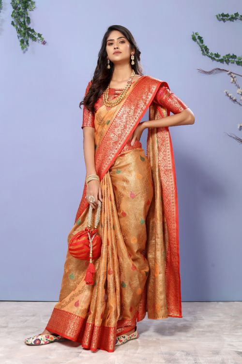 Meera 171 Banarasi Cotton Silk Saree Collection
