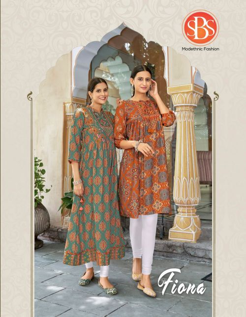 Sbs Fiona Daily Wear Printed Kurti Collection