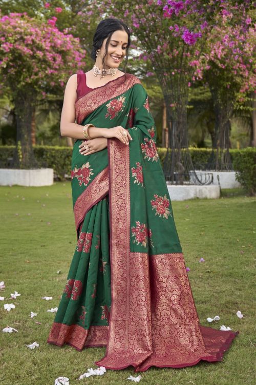 Manohari Hit Colour 35 Designer Banarasi Jacquard Lichi Silk Sarees