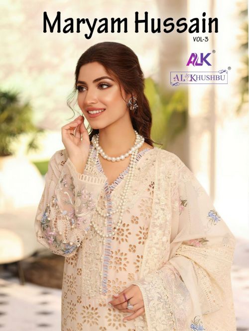 Alk Khushbu Maryam Hussain Vol 3 Designer Pakistani Salwar Suite