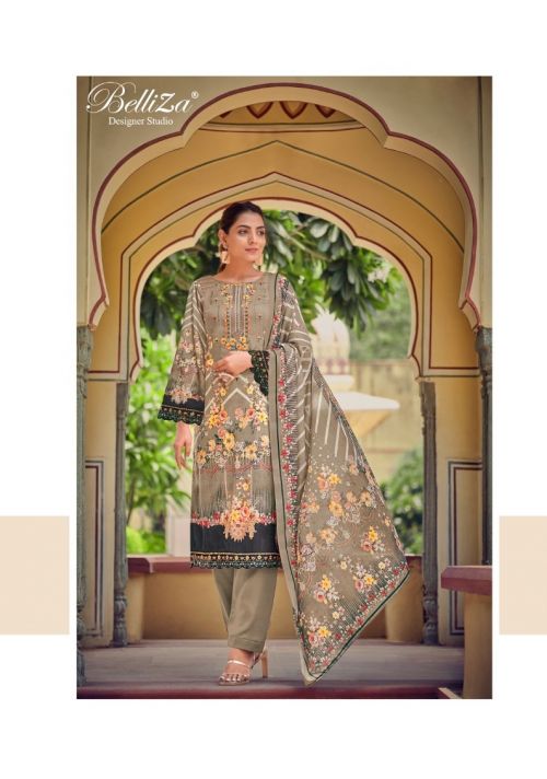 Belliza Royal Embroidered pure santoon Silk Suits at Rs.970/Piece in  ludhiana offer by Anita Fashions
