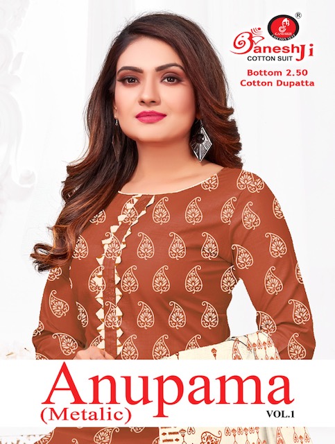 Ganeshji Anupama Vol 1 Casual Cotton Dress Material Collection