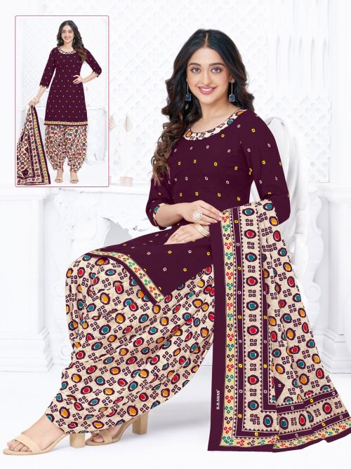 B B Shah Nayraa Vol 6 Printed Cotton Dress Material Set