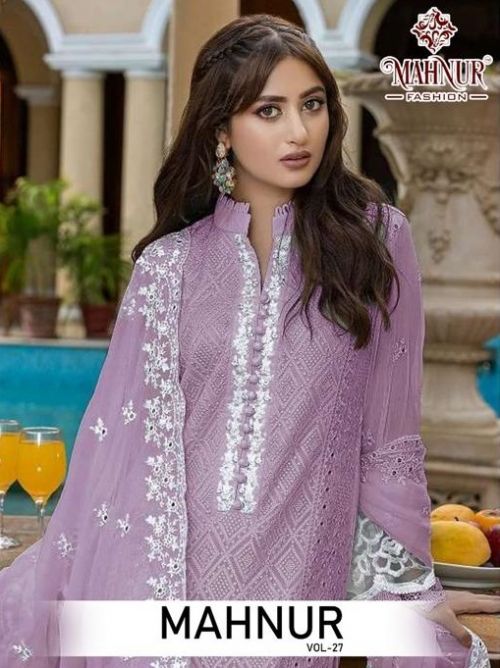 Mahnur Vol 27 Designer Pakistani Salwar Suits Collection