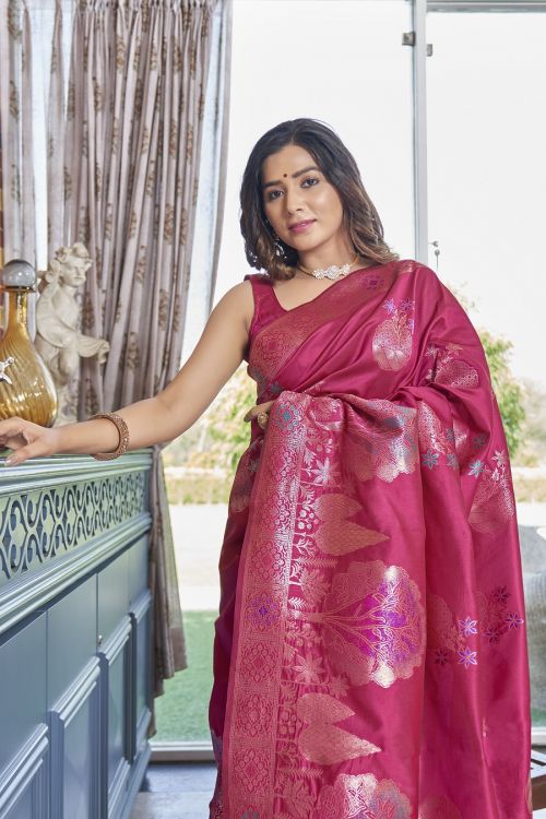 Manohari Hit Colour 38 Jacquard Designer Lichi SIlk Saree Collection