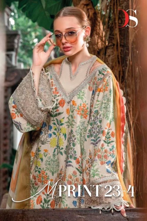 Deepsy M Print 23 Vol 4 Cotton Dupatta Designer Pakistani Salwar Suits