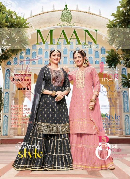 Maan Vol 2 By Kajal Style Designer Kurti With Bottom Dupatta Collection
