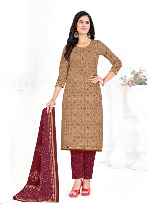 B B Shah Maisha Vol 1 Cotton Dress Material Set