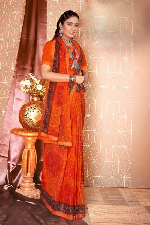 Rajal Vol 6 Daily Wear Printed Chiffon Saree Collection