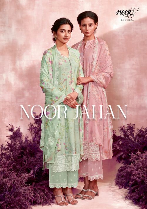 Kimora Heer Noor Jahan Designer Embroidery salwar suit Collection
