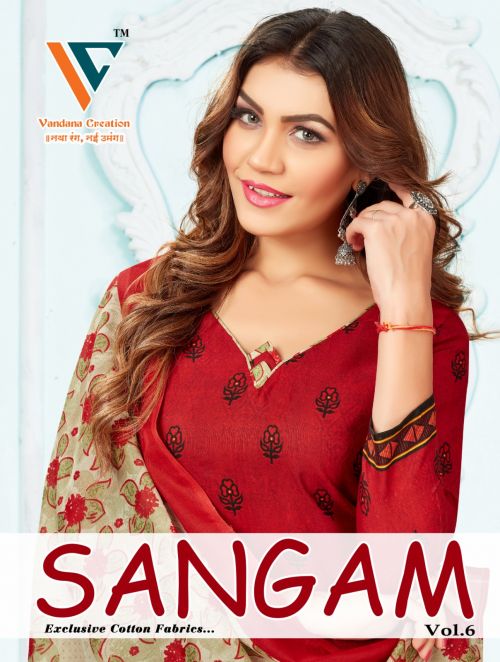 Vandana C Sangam Vol 6 Daily Wear Soft Pure Cotton Dress Material