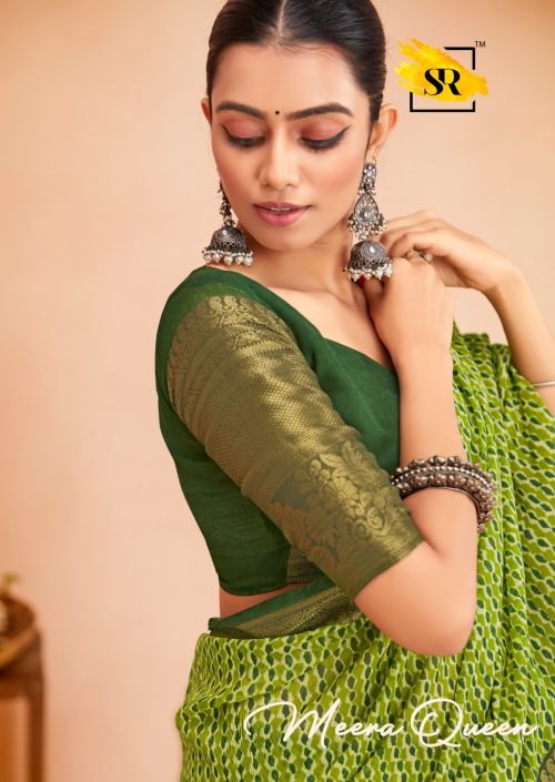 Sr Meera Queen Chanderi Cotton Designer Saree Collection