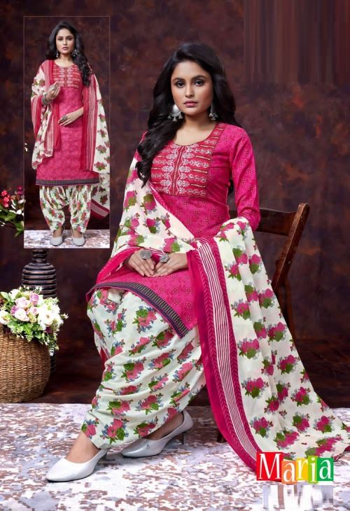 Devi Maria Indo Cotton Patiyala Ready Made Dress Collection