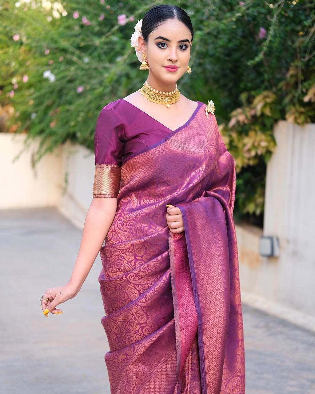 Mamera Designer Traditional Banarasi Silk Saree Collection