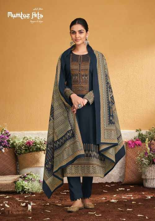 Mumtaz Nitara Pure Viscose Embroidery Designer Dress Material Collection