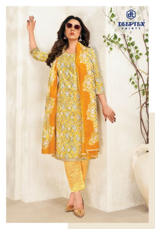 Deeptex Miss India Vol 80 Printed Cotton Dress Mateial