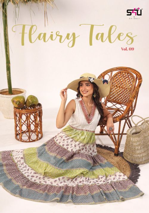 S4u Flairy Tales Vol 9 New Fancy Party Wear Cotton Designer Kurti Collection