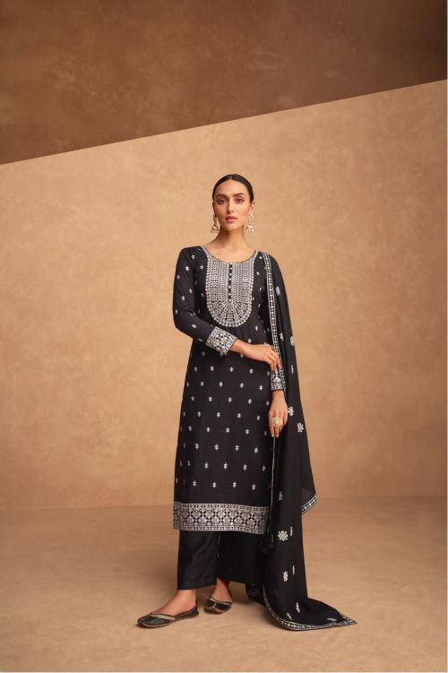 Kashida 9504 To 9507 Premium Designer Silk Salwar Suits Collection