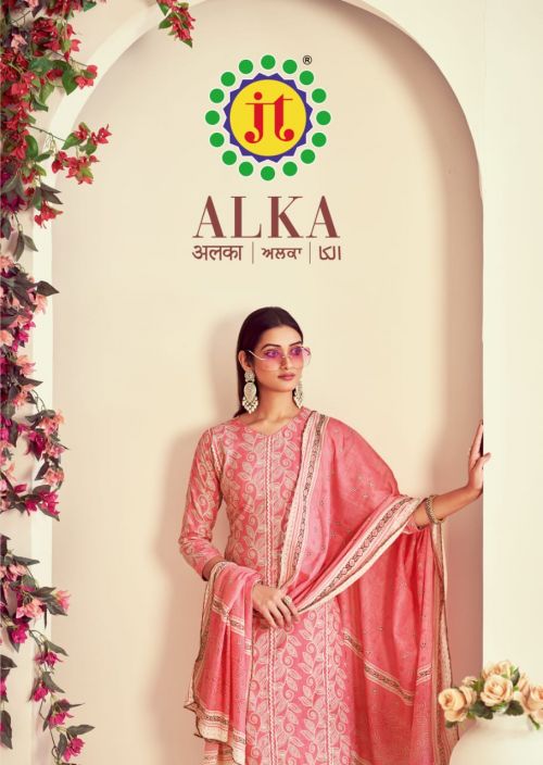 Jt Alka Premium Lawn Cotton Dress Material wholesale Collection
