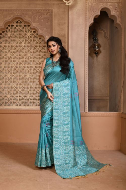 Sc Flora 101 Banglori Handloom Raw Silk Indian Wedding Saree