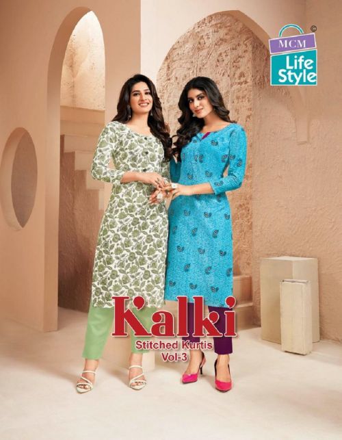 Mcm Kalki Vol 3 Cotton Printed Daily Wear Kurti Collection