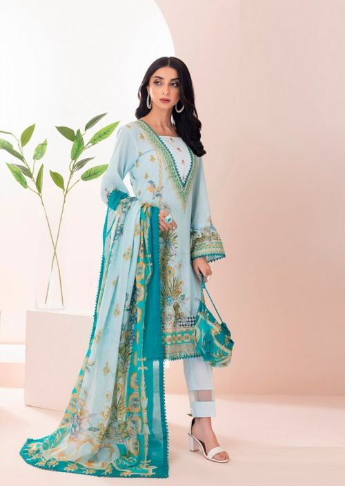 Gulvez Safeena Vol 2 Printed Karachi Cotton Dress Material Collection