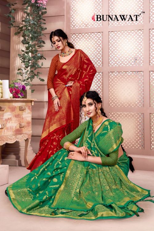 Bunawat Lakme Wedding Silk Banarasi Saree Collection