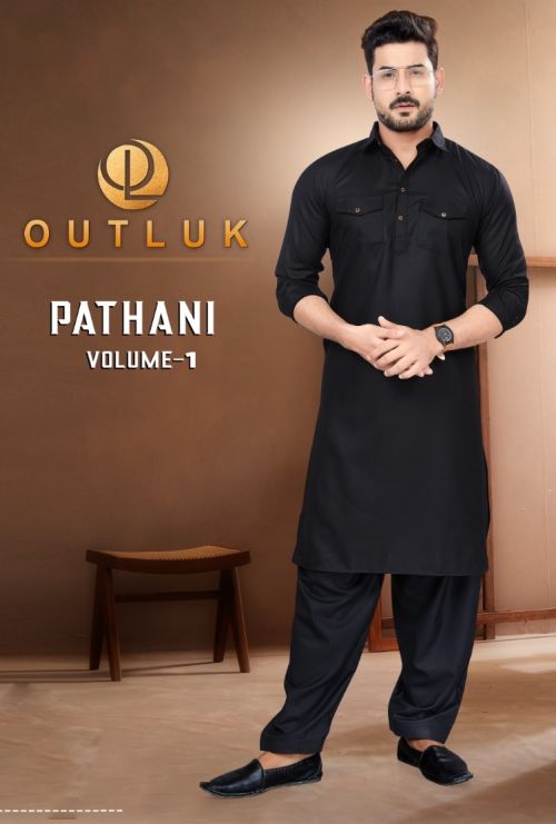 Outluk Pathani Vol 1 Cotton Pathani Kurta With Pajama Collection
