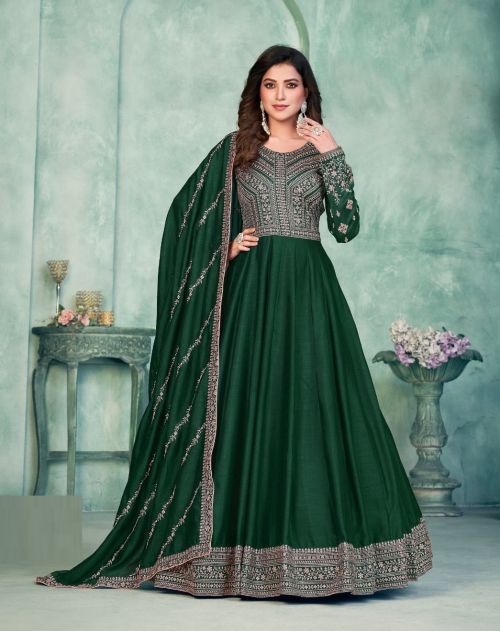 Anjubaa Vol 18 Bollywood Designer Silk Gown Collection