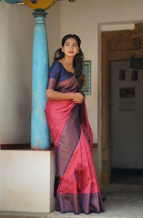 Soft Silk 156 Festive Wear Rich Pallu Jacquard Saree Collection